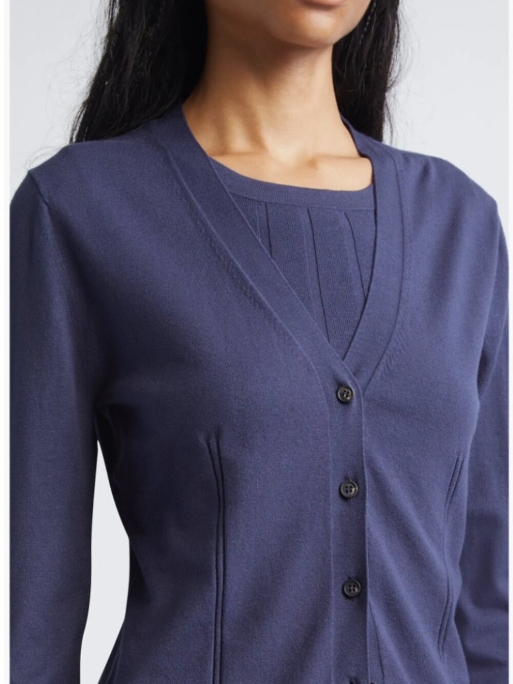 Max Mara Navy Aerosi Cardigan - Size S